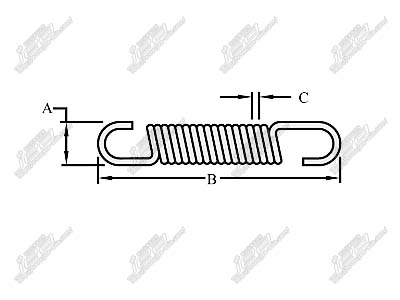 7B-5594 卡特 拉伸弹簧